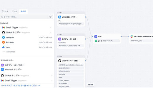 Dify、AIワークフローを自動で実行する新基盤「トリガー」を正式リリース