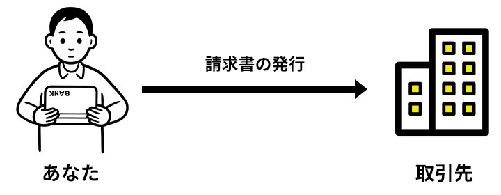 お仕事の完了後に請求書の発行